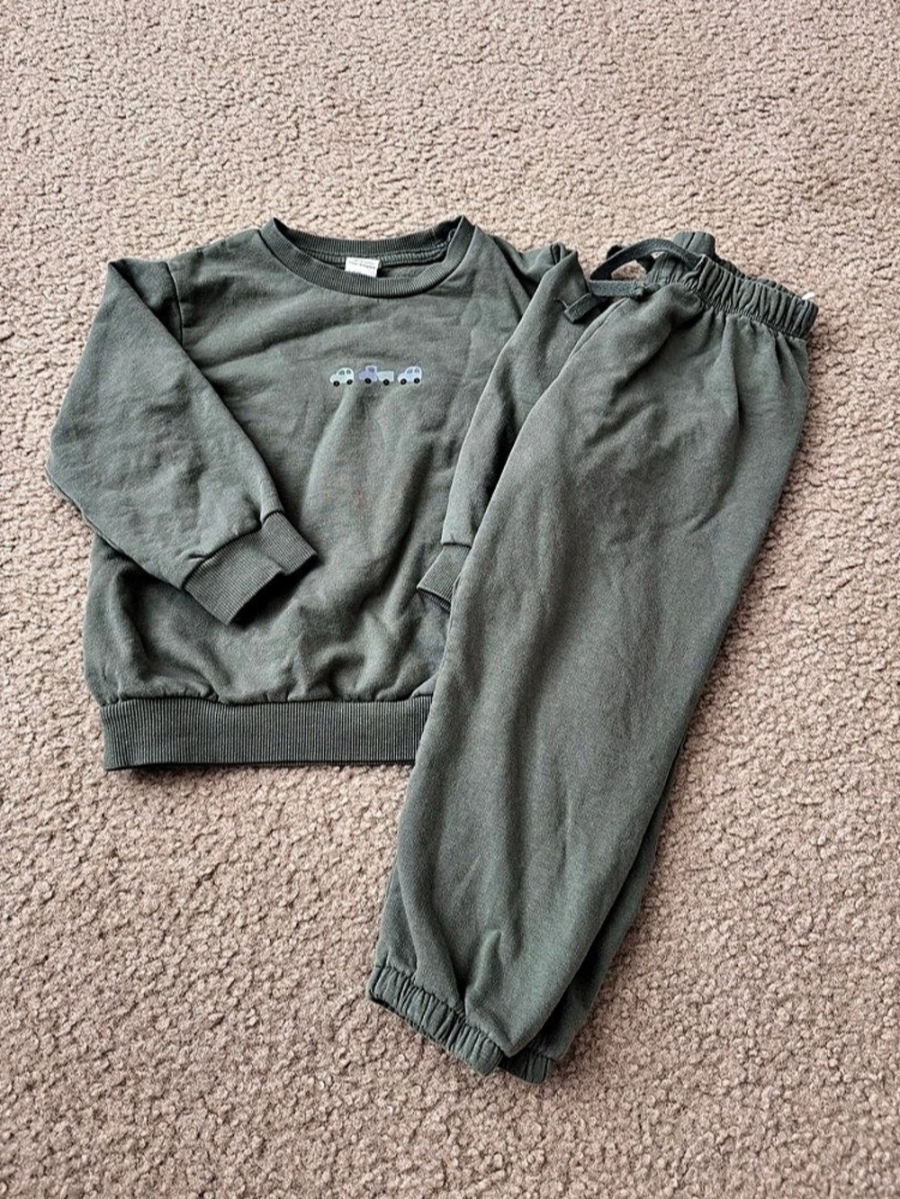 H&M Boys 3T Organic Cotton Set in Green
